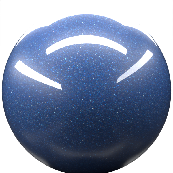 BLUE M. paint orb