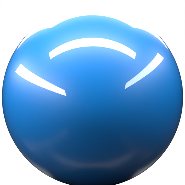 BLEU EDF paint orb