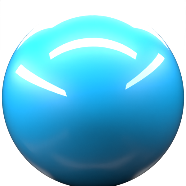 BRIGHT BLUE paint orb