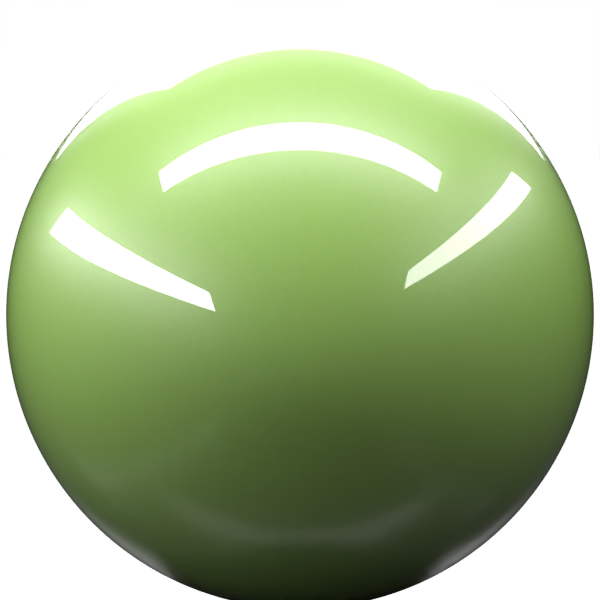 PANTONE 580C GREEN paint orb
