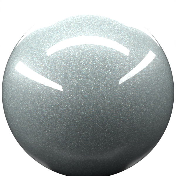 SILVER GREEN M. paint orb