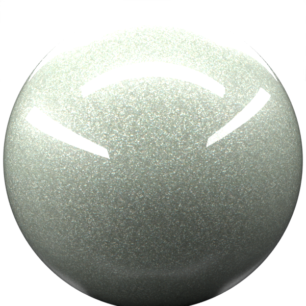 GREEN M. paint orb