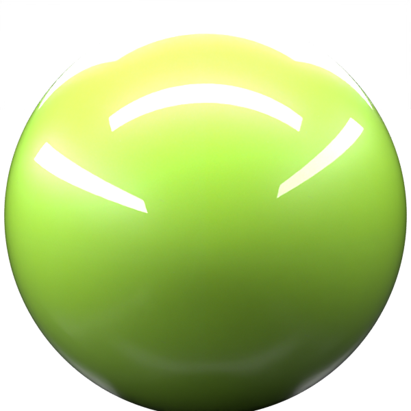 PANTONE 375C LIGHT GREEN paint orb