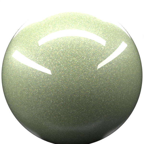 LIGHT YELLOW GREEN M. paint orb