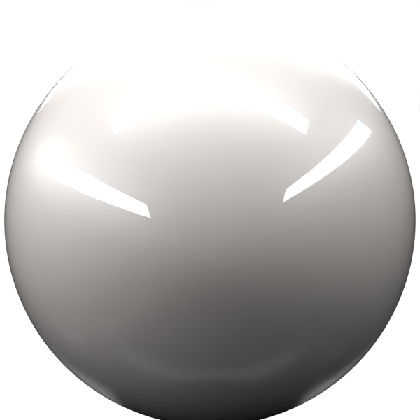 SILVER paint orb