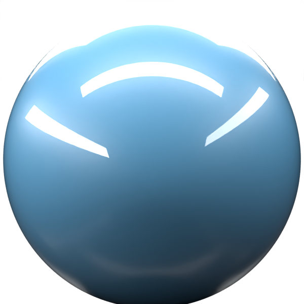 MALAGA BLUE M. paint orb