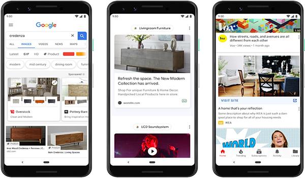 Google khám phá đưa ra lựa chọn cho người dùng ngay cả khi họ không tìm kiếm