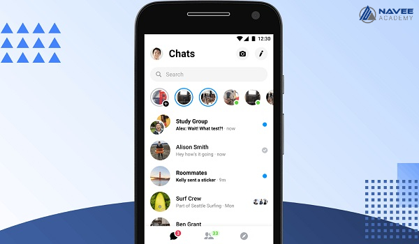 Cách tạo nhóm Chat trên Facebook bằng điện thoại