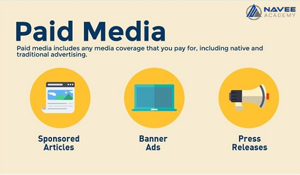 Paid Media có đến 5 loại hình khác nhau: Native Ads, Banner Ads…