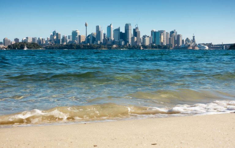 view of Sydney CBD from Taronga zoo