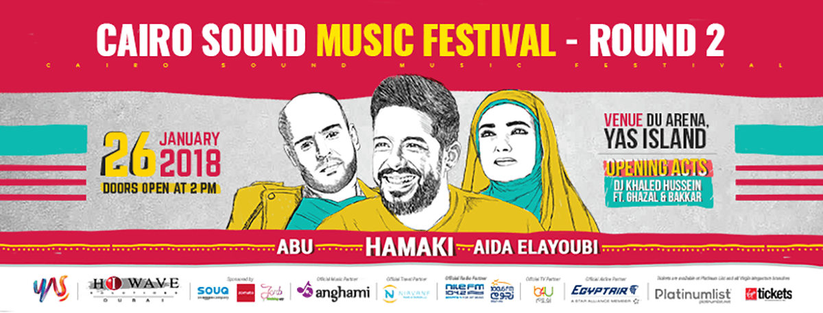 Cairo Sound - Music Festival - du Arena, Yas Island, Abu Dhabi 2018 