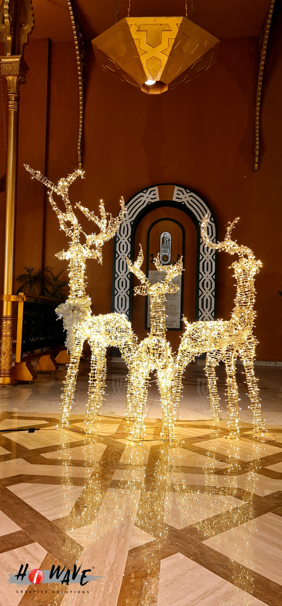 Cairo Marriott Hotel Christmas decorations