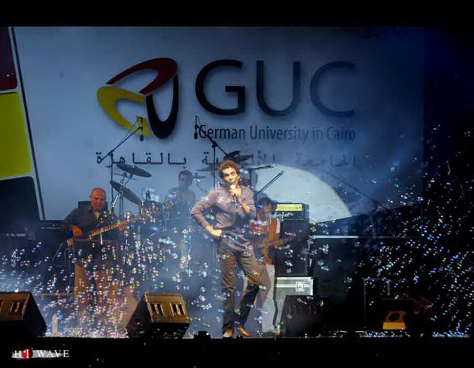 Mohamed Mounir & Falmenka Band at GUC Welcome Party 