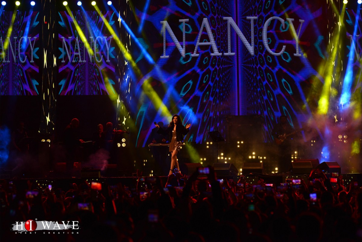 Nancy Ajram & Mahmoud El Esseily at GUC 