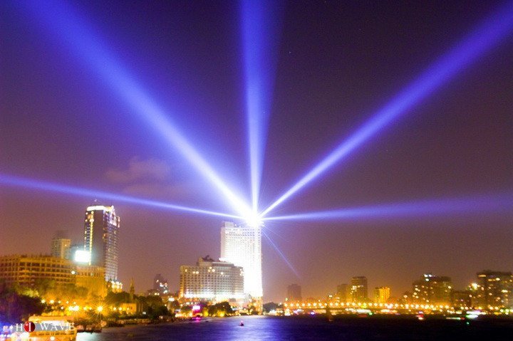 Grand Hyatt Light Show cairo 