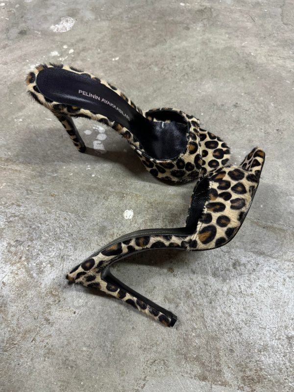 KANTE LEOPARD HEEL SLIPPERS - Image 4