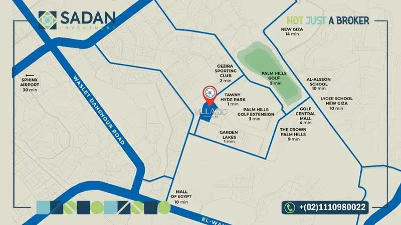 Villagio 6 October Compound Location