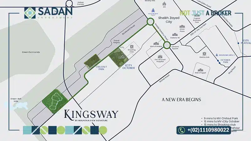 Kingsway Mountain View 6 October Location