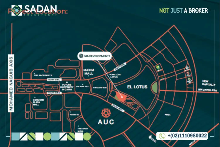 Compound True New Cairo Map