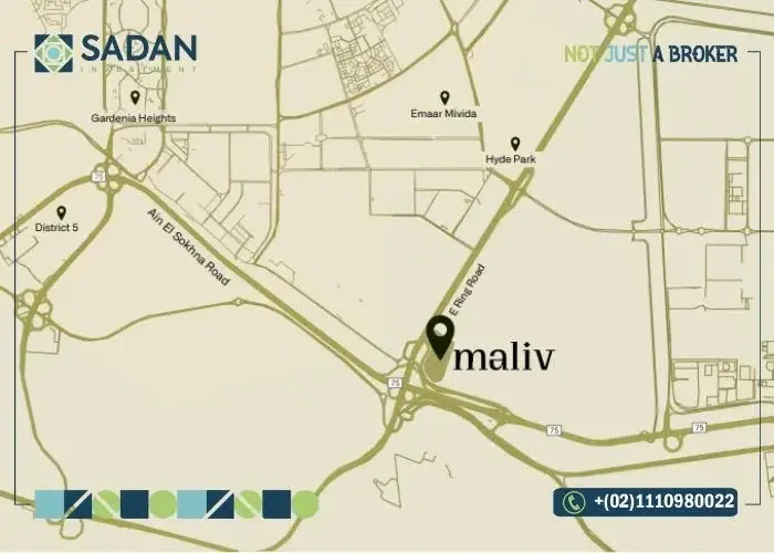 Location of Maliv Compound
