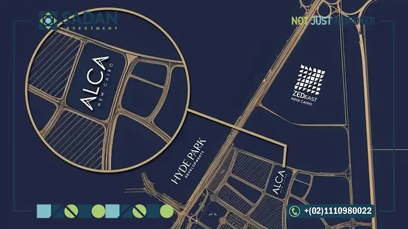Map of Compound Alca New Cairo
