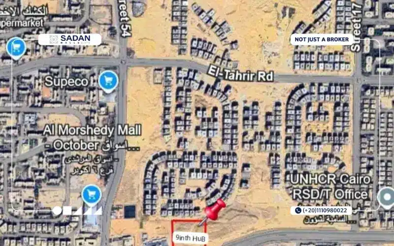 Map of 9inth Mall Hub 6 October