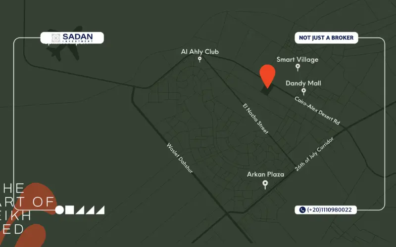 Location of Valea Compound Zayed