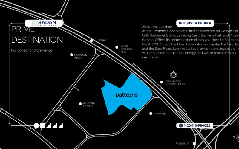 Map of Mall Patterns New Cairo
