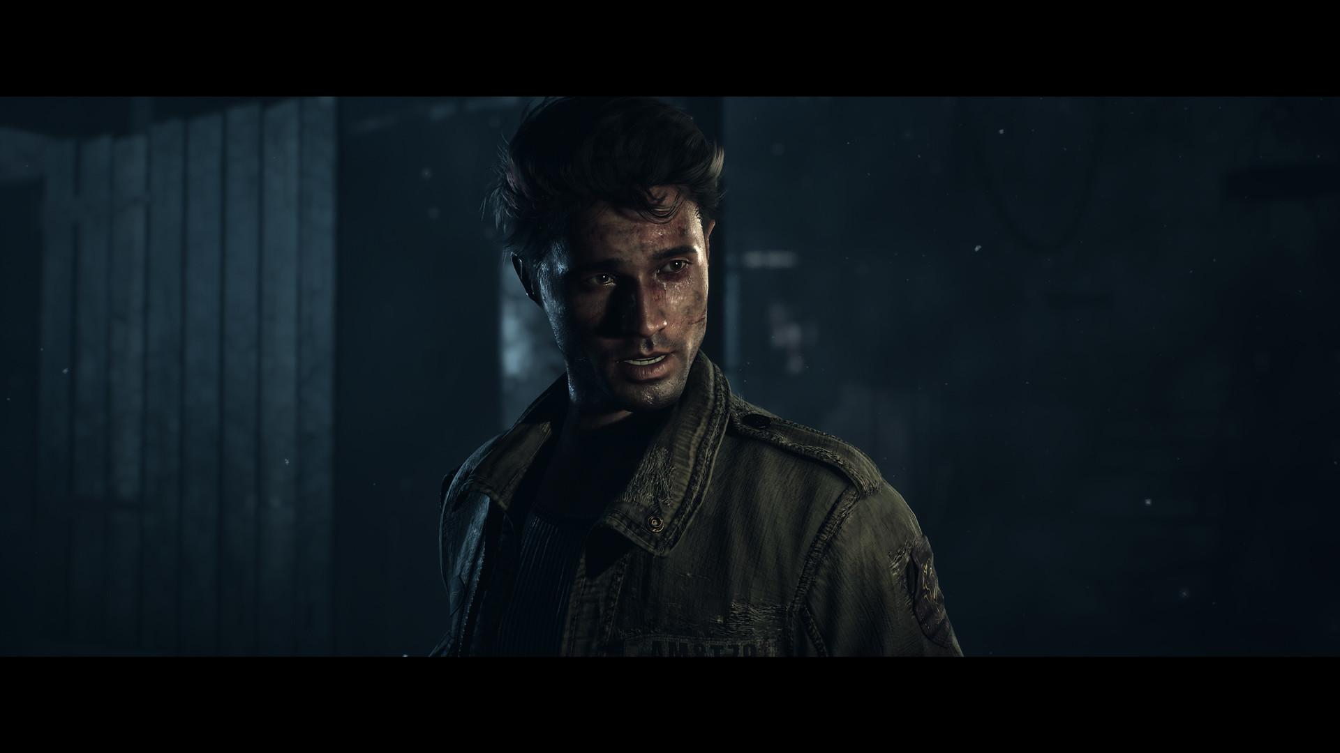 character shot in Until Dawn