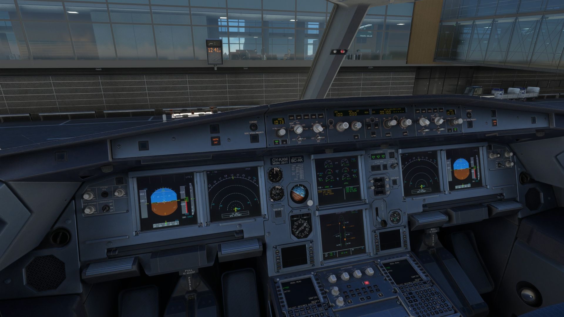 Microsoft Flight Simulator SAS Airbus A320 Flight Deck