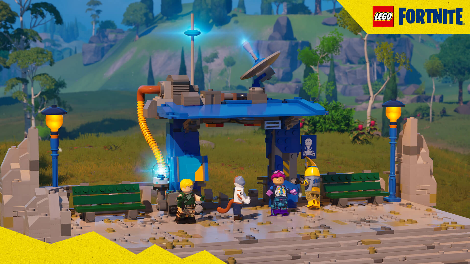 Lego Fortnite Battle Bus Station