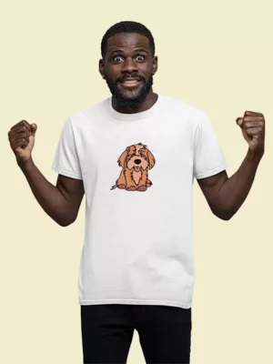 Cute Dog Tshirt: Meet the fluffy boi - Big doggo who's ready to play: Celebrate the love for your furry friend with our "Big Doggo, Fluffy Boi" design, capturing the playful spirit and loyal companionship of man's best friend on merch.