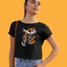 Haiykuu Crop top - Fly High with Hinata & Kageyama - It's me Hi! I'm the problem its me. Taylor Swift Merch -  "Anti-Hero" inspired crop top for swifties, reflecting her expression.