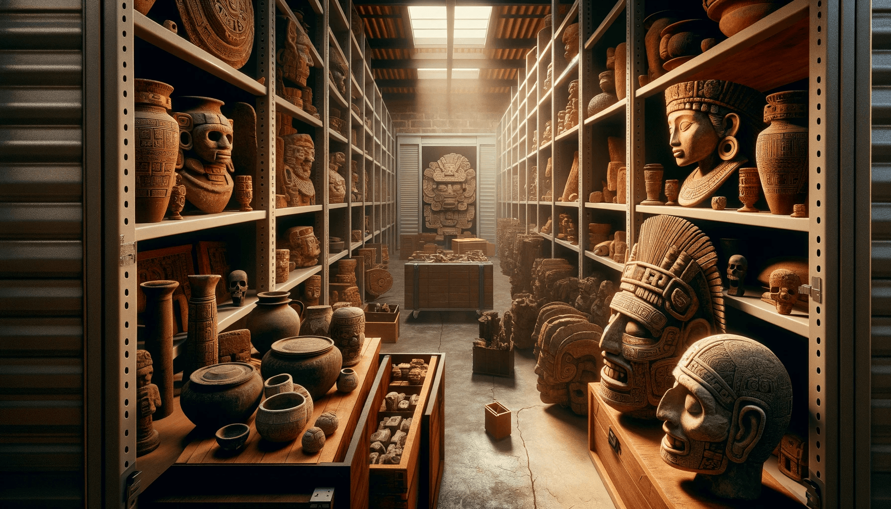 Ancient Mayan Artifacts Inside A Storage Unit Locker.png