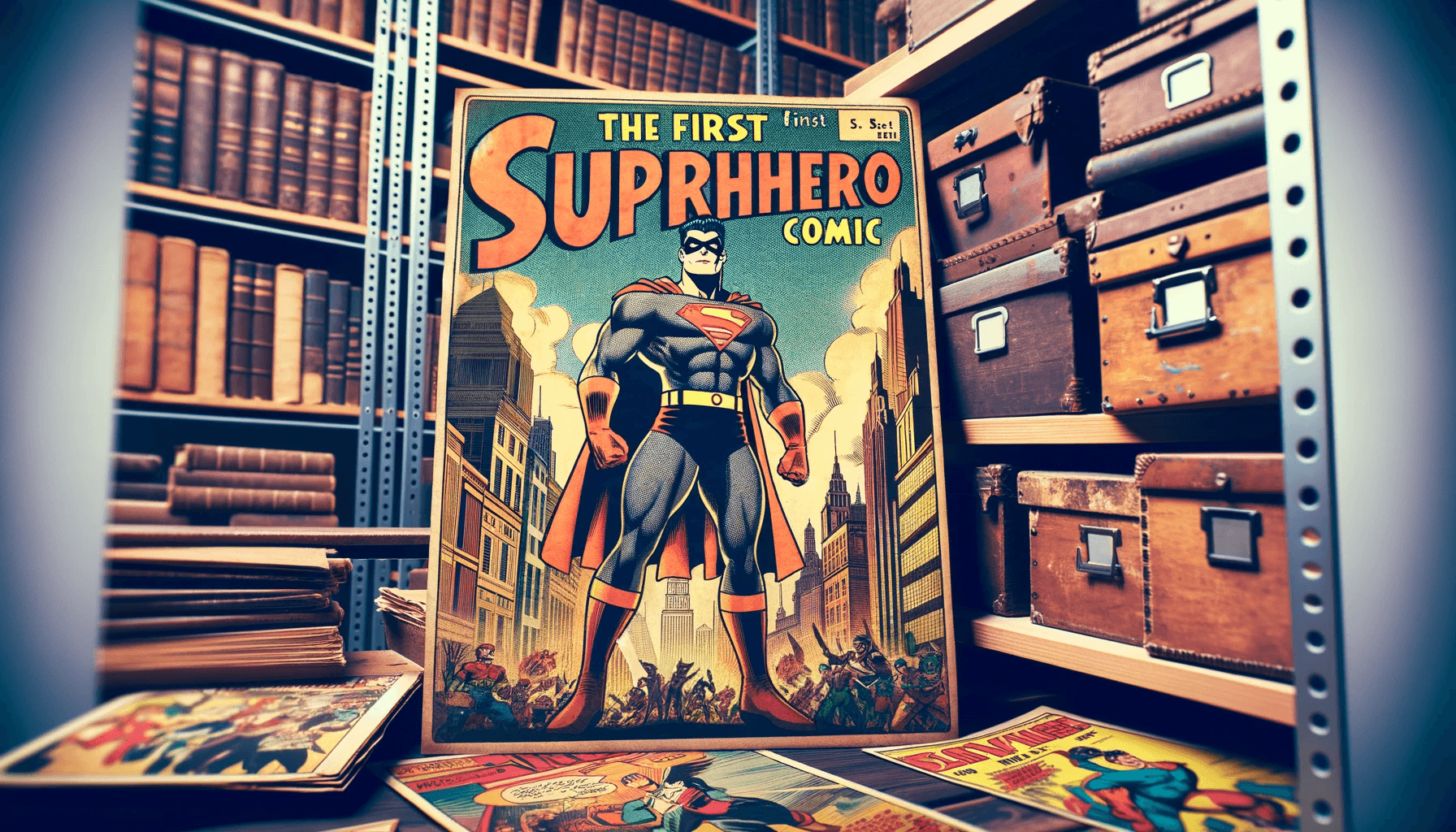 First Superman Comic Found Inside A Storage Unit Auction.png