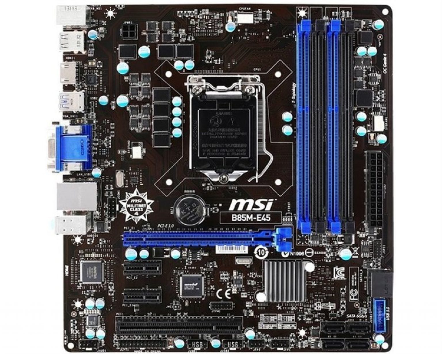 Msi b85m e45 подключение