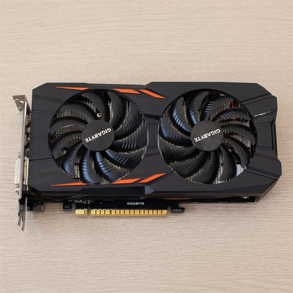 Vga Gigabyte GTX 1050Ti 4G 2 Fan cũ