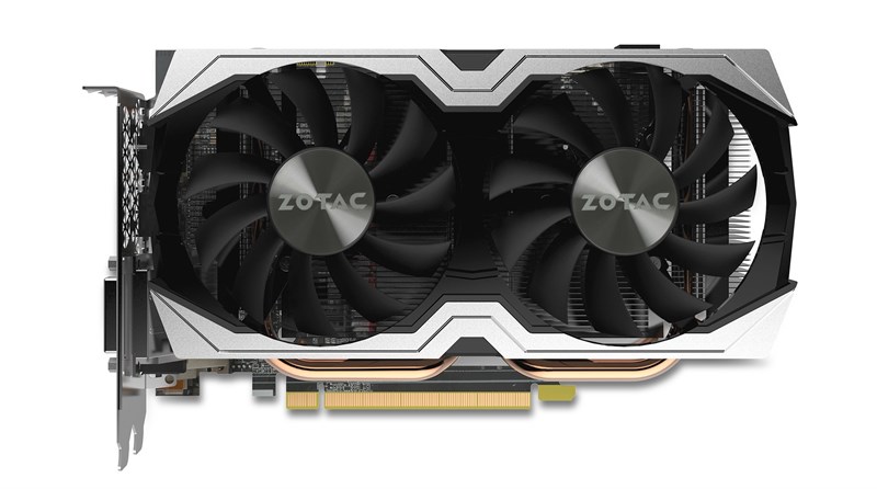 VGA ZOTAC GEFORCE GTX1070 MINI 8G D5 2 FAN CŨ