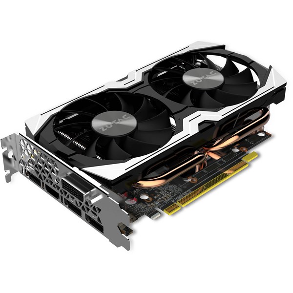 VGA ZOTAC GEFORCE GTX1070 MINI 8G D5 2 FAN CŨ