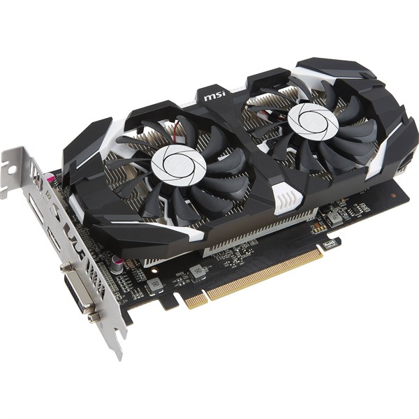 VGA MSI GTX 1050 4GB 2 FAN CŨ