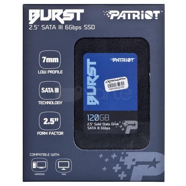 Ổ CỨNG SSD PATRIOT BURST SATA III 120GB CŨ