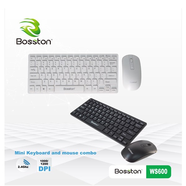 BỘ PHÍM CHUỘT KHÔNG DÂY BOSSTON WS600