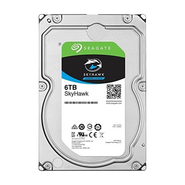 Ổ cứng HDD Seagate Skyhawk Surveillance 6Tb 5400rpm, 256Mb Mới Chính Hãng