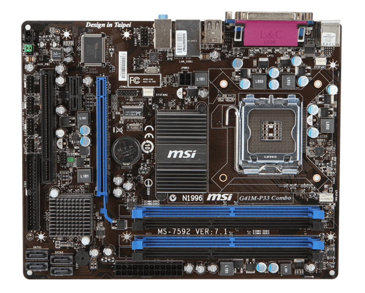 MAINBOARD MSI G41M - P33