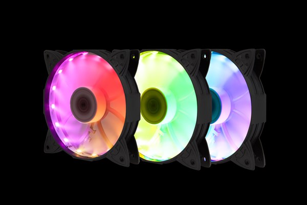 FAN CASE LED XIGMATEK RAINBOW EN40216 RGB