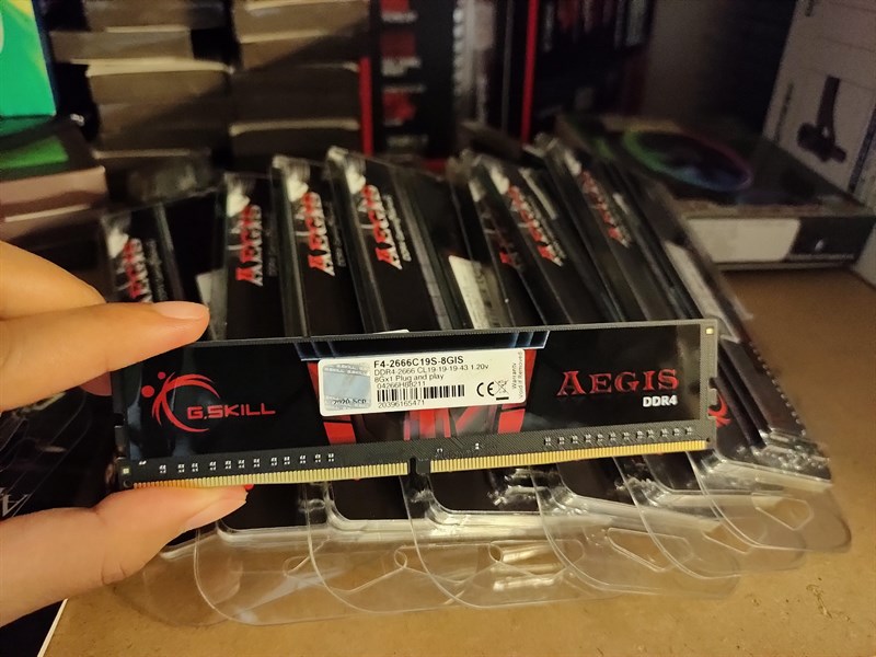 RAM DDR4 GSKILL 8GB/2666MHz MỚI