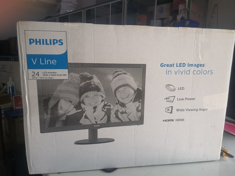 Màn hình LCD PHILIPS 243V5QHSB(1920 x 1080/MVA/60Hz/8 ms)