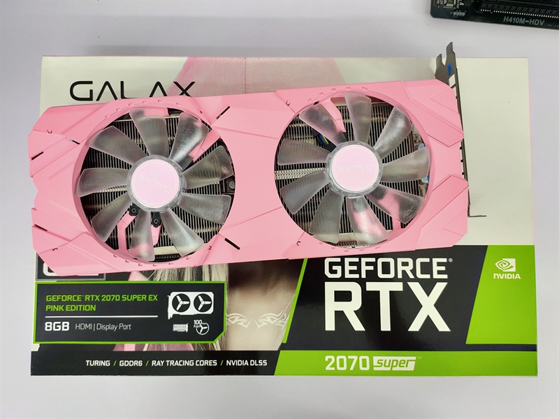 VGA Galax RTX 2070 Super 8G GDDR6 EX (1-Click OC) PINK Edition Mới