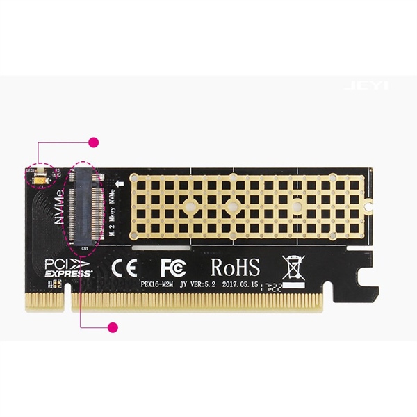 Card chuyển đổi SSD M.2 NVMe sang chuẩn PCI-E X16