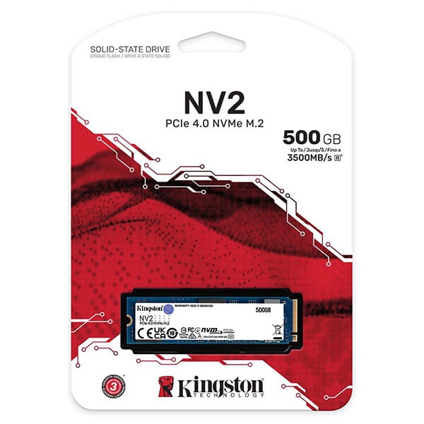 Ổ cứng SSD Kingston NV2 1TB PCIe 4.0 x4 NVMe M.2 (SNV2S/1000G)